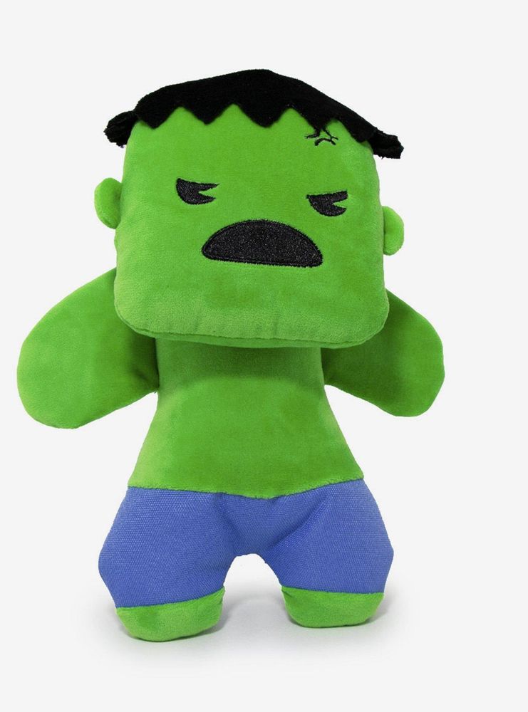 Marvel Hulk Kawaii Standing Pose Plush Squeaker Dog Toy