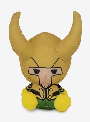 Marvel Loki Kawaii Full Body Sitting Pose Plush Squeaker Dog Toy