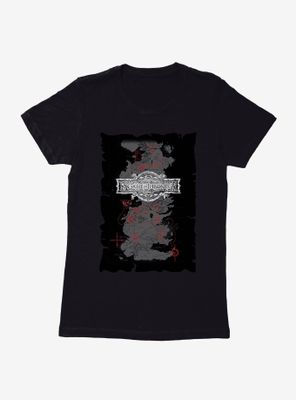 Game Of Thrones Map Womens T-Shirt