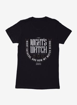 Game Of Thrones The Night's Watch Shields Womens T-Shirt
