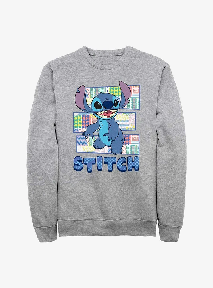 Disney Lilo & Stitch Pattern Sweatshirt