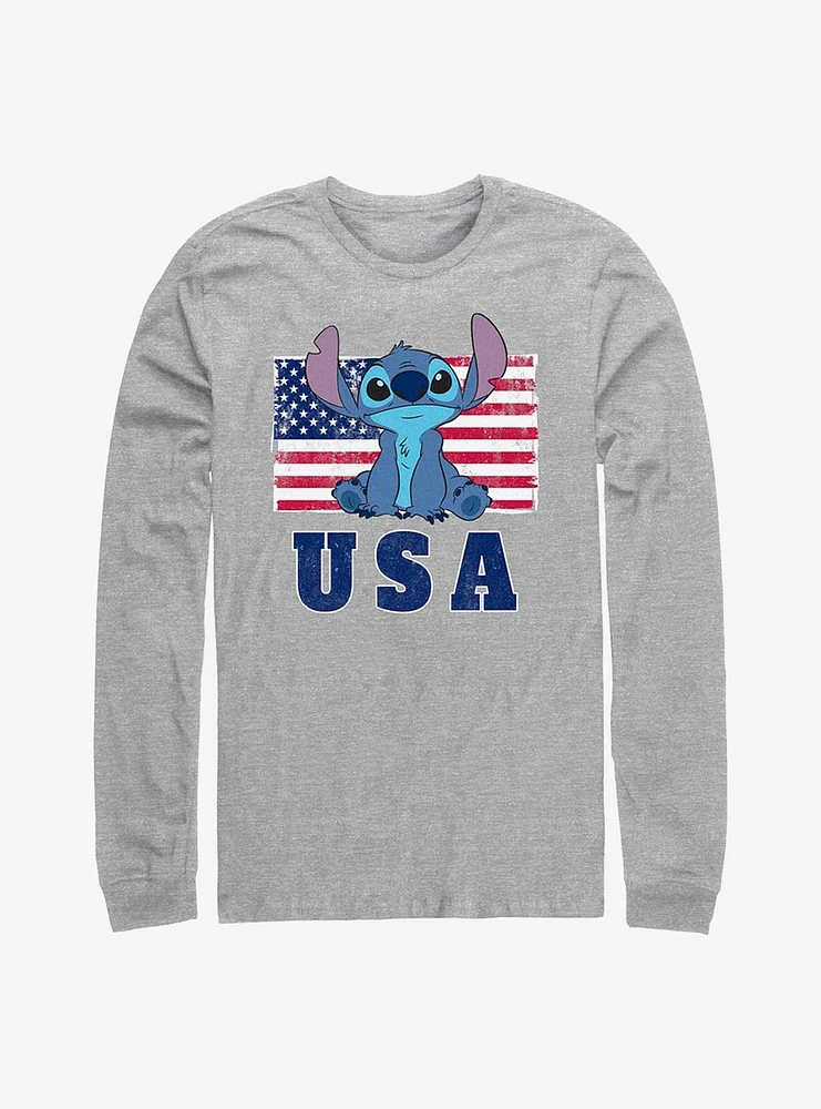 Disney Lilo & Stitch America Long Sleeve T-Shirt