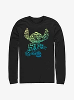 Disney Lilo & Stitch Text Fill Long Sleeve T-Shirt