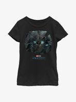 Marvel Moon Knight Broken Glass Youth Girls T-Shirt