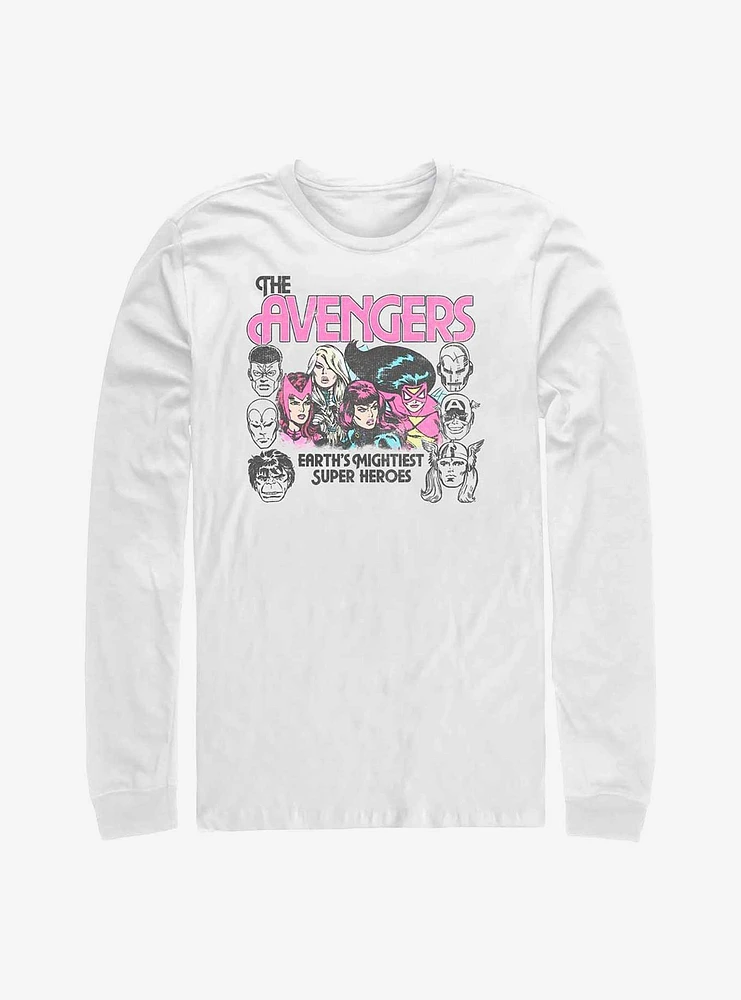 Marvel Avengers Mightiest Super Heroes Long Sleeve T-Shirt