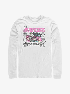 Marvel Avengers Mightiest Super Heroes Long Sleeve T-Shirt
