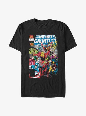 Marvel Avengers Infinity Gauntlet Comic Cover T-Shirt