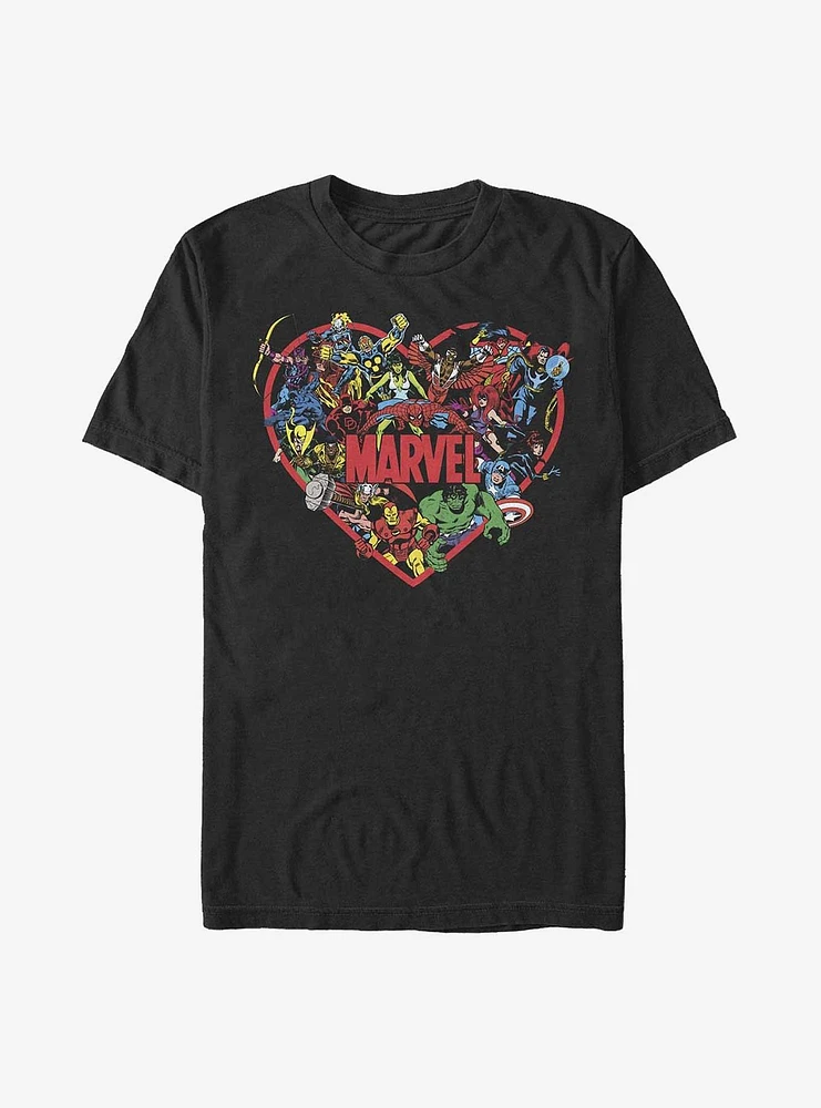 Marvel Avengers Hero Heart T-Shirt