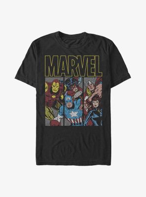 Marvel Avengers Tri Panel Heroes T-Shirt