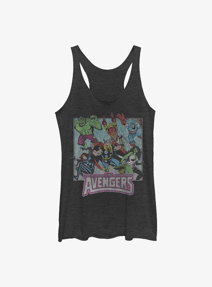 Marvel Avengers Square Womens Tank Top