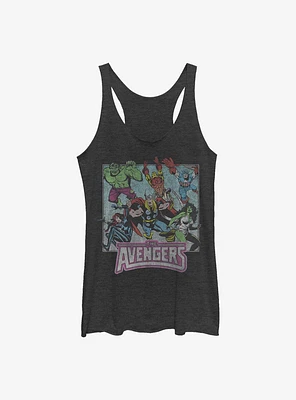 Marvel Avengers Square Womens Tank Top
