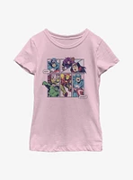Marvel Avengers Assemble Panels Youth Girls T-Shirt