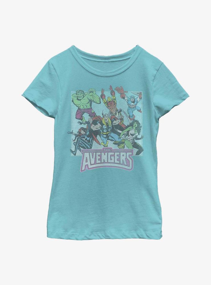 Marvel Avengers Square Youth Girls T-Shirt