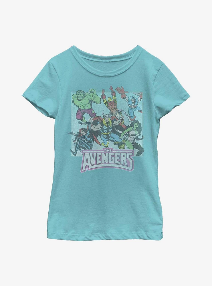 Marvel Avengers Square Youth Girls T-Shirt