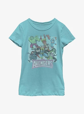 Marvel Avengers Square Youth Girls T-Shirt