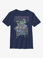 Marvel Avengers Comic Retro Group Youth T-Shirt