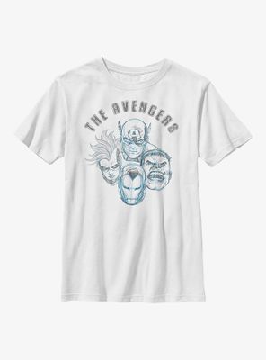 Marvel Avengers Sketch Youth T-Shirt