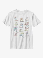 Marvel Avengers Character Chart Youth T-Shirt