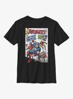 Marvel Avengers Comic Captain America Lives Again Youth T-Shirt