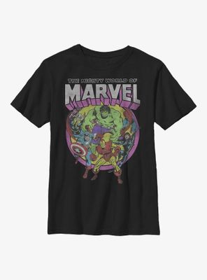 Marvel Avengers Mighty World Heroes Youth T-Shirt