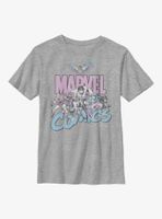 Marvel Avengers Pastel Group Attack Youth T-Shirt