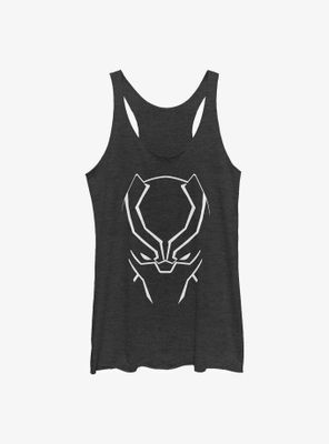 Marvel Black Panther Face Womens Tank Top