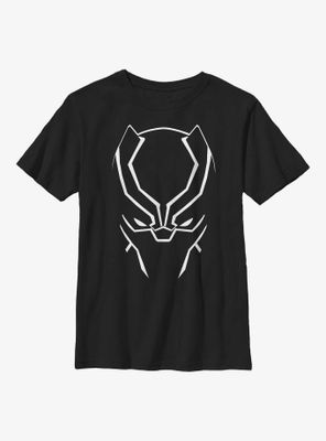 Marvel Black Panther Face Youth T-Shirt