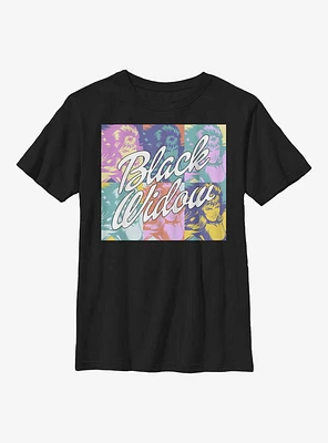 Marvel Black Widow Pop Art Youth T-Shirt