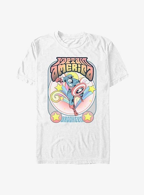 Marvel Captain America Groovy T-Shirt