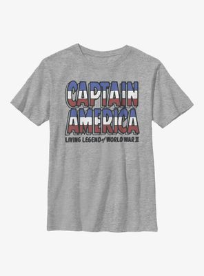 Marvel Captain America Living Legend Youth T-Shirt