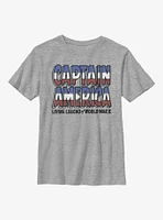 Marvel Captain America Living Legend Youth T-Shirt