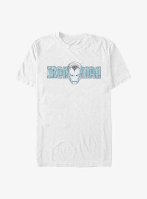 Marvel Iron Man Helmet Sketch T-Shirt