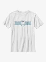 Marvel Iron Man Helmet Sketch Youth T-Shirt