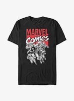 Marvel Heroes Attack T-Shirt