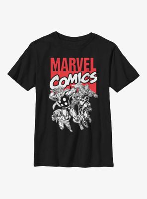 Marvel Heroes Attack Youth T-Shirt