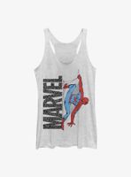 Marvel Spider-Man Logo Climb Womens Tank Top