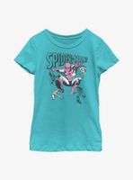 Marvel Spider-Man Comic Poses Youth Girls T-Shirt