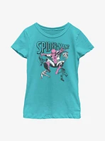 Marvel Spider-Man Comic Poses Youth Girls T-Shirt