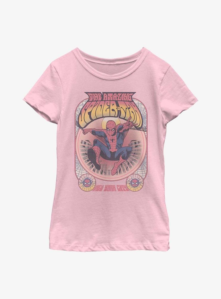 Marvel Spider-Man Groovy Youth Girls T-Shirt