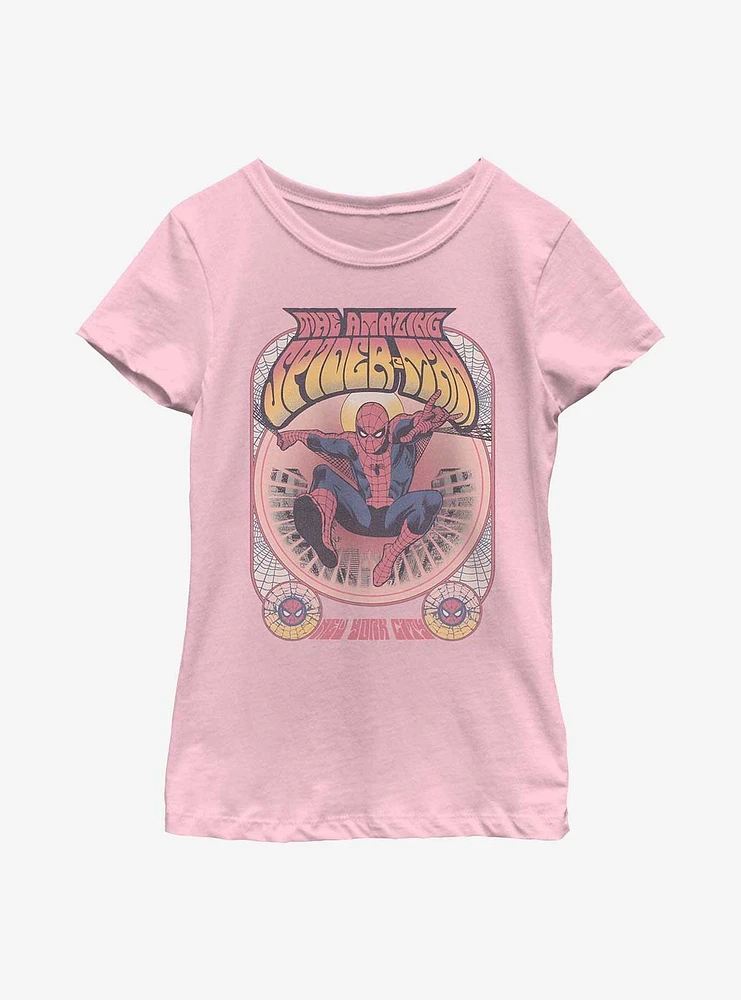 Marvel Spider-Man Groovy Youth Girls T-Shirt