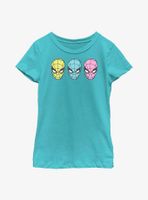 Marvel Spider-Man Pop Faces Youth Girls T-Shirt