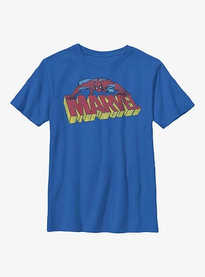 Marvel Spider-Man Logo Crawl Youth T-Shirt