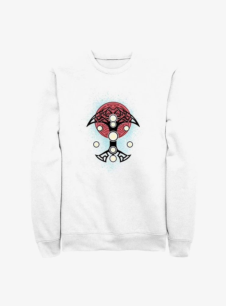 Marvel Thor: Love And Thunder Blue Splatter Cosplay Sweatshirt