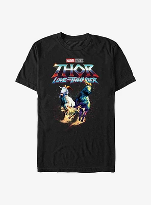 Marvel Thor: Love And Thunder Rainbow Goats T-Shirt