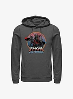 Marvel Thor: Love And Thunder Asgardians Circle Badge Hoodie