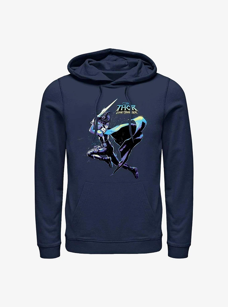 Marvel Thor: Love And Thunder Valkyrie Hero Shot Hoodie