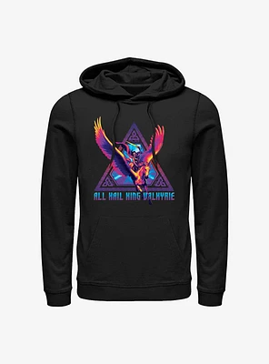 Marvel Thor: Love And Thunder Valkyrie Triangle Badge Hoodie