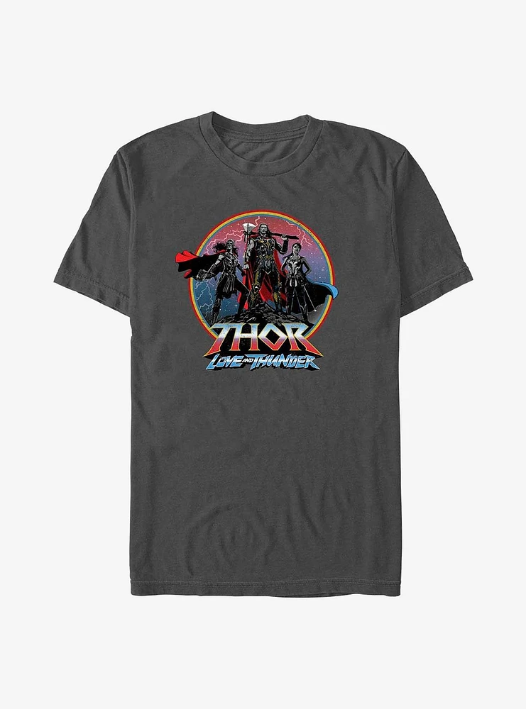 Marvel Thor: Love And Thunder Asgardians Circle Badge T-Shirt