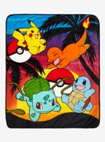 Pokémon Starters Sunset Throw - BoxLunch Exclusive