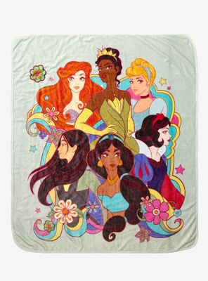 Disney Princesses Groovy Throw - BoxLunch Exclusive
